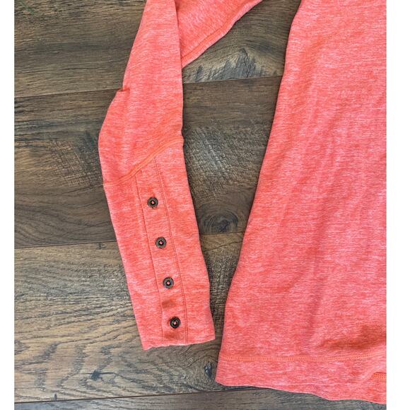 LULULEMON Women’s Long Sleeve Flare Athletic Top in Orange Heather (S/4) - Picture 5 of 12